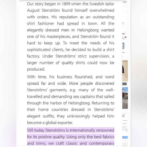 Stenstroms Silk tie (Swedish tailor) - Picture 5 of 5